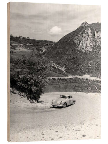 Stampa su legno Porsche 356, 1961