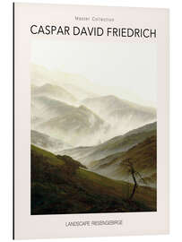 Magnettafel Landscape Riesengebirge - Exhibition Poster