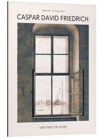 Magnettafel View from the Studio - Exhibition Poster