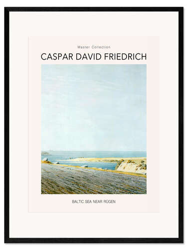 Gerahmter Kunstdruck Baltic Sea Near Rügen - Exhibition Poster