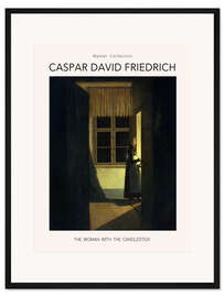 Gerahmter Kunstdruck The Woman With the Candlestick, 1825