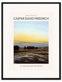 Gerahmter Kunstdruck The Large Enclosure Near Dresden, 1832