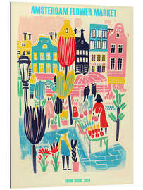 Magnettafel Amsterdam Flower Market