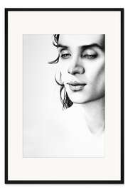 Gerahmter Kunstdruck Cillian Murphy Bleistiftporträt