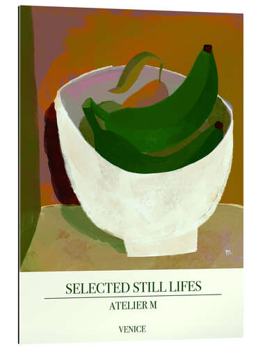 Tableau en plexi-alu Selected Still Lifes - Fruit bowl