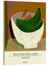 Cuadro de madera Selected Still Lifes - Fruit bowl