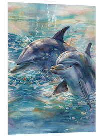 Tableau en PVC Dolphin Fun