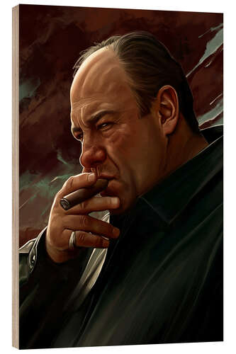 Hout print Tony Soprano