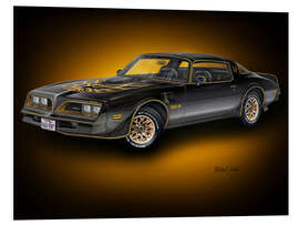 Hartschaumbild 1977 Trans Am