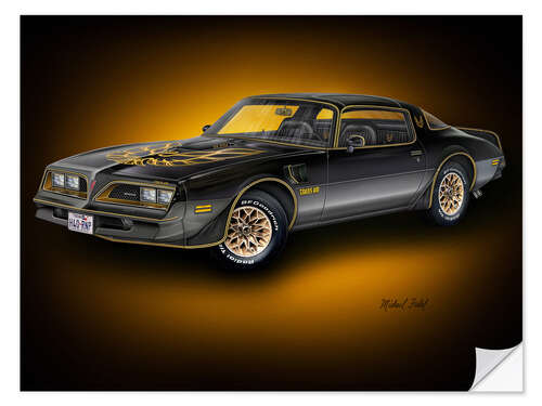 Naklejka na ścianę 1977 Trans Am