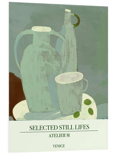 PVC-tavla Selected Still Lifes - Aqua