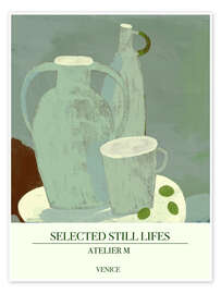 Juliste Selected Still Lifes - Aqua