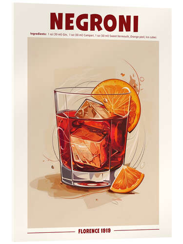 Acrylglasbild Negroni, Florence 1919 II