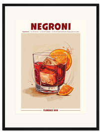 Gerahmter Kunstdruck Negroni, Florence 1919 II