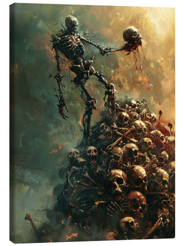 Canvas print Mountain of the Dead