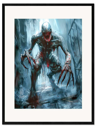 Framed art print The creature