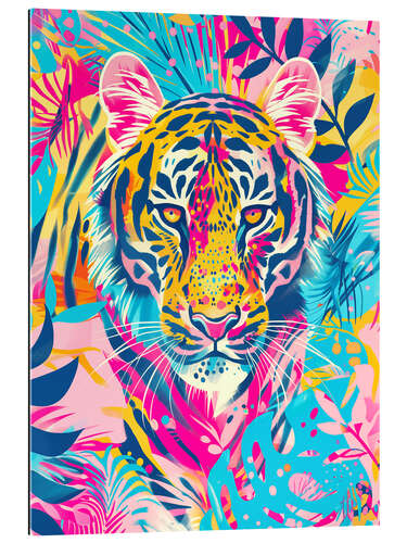 Gallery print Tiger Boho Risography