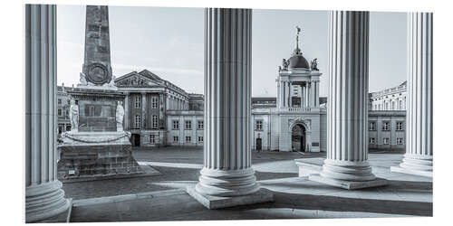 Foam board print City Palace at the Old Market in Potsdam