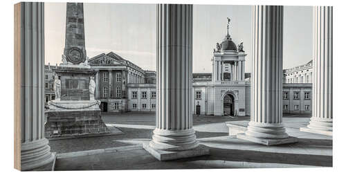 Tableau en bois City Palace at the Old Market in Potsdam