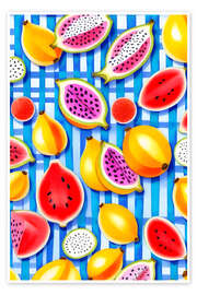 Poster Tropical Fruit Pop