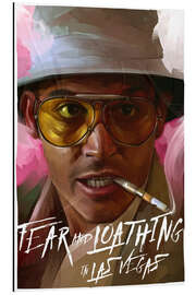 Aluminiumsbilde Fear and Loathing in Las Vegas