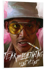 Foam board print Fear and Loathing in Las Vegas