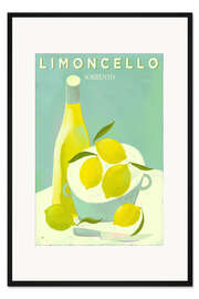 Gerahmter Kunstdruck Limoncello di Sorrento