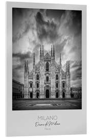 Akryylilasitaulu Milan Cathedral