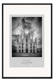 Gerahmter Kunstdruck Mailänder Dom