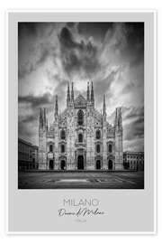 Poster Milan Cathedral