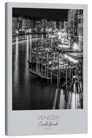 Lærredsbillede Venice, view from the Rialto Bridge - Melanie Viola