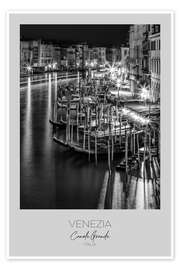 Stampa Venice, veduta da Ponte Rialto - Melanie Viola