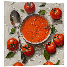 Aluminium print Tomato cream soup