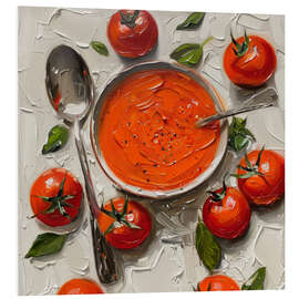 Foam board print Tomato cream soup