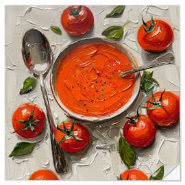 Selvklebende plakat Tomato cream soup