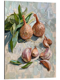 Magnettafel Würzige Zwiebeln