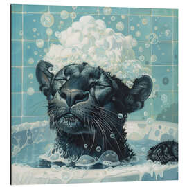 Magnettafel Chillender Panther