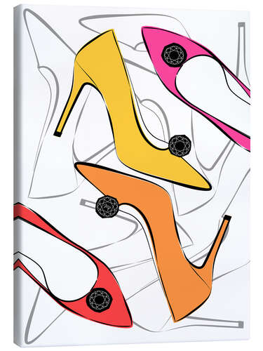 Canvas-taulu Happy Heels