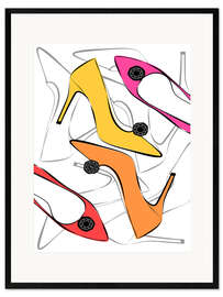Impresión de arte enmarcada Happy Heels