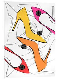 Stampa su plexi-alluminio Happy Heels