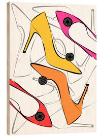 Tableau en bois Happy Heels