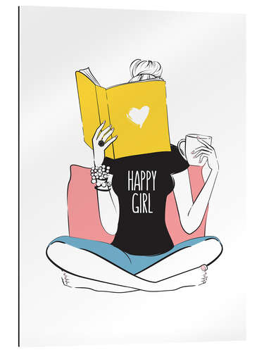 Gallery print Happy Reader