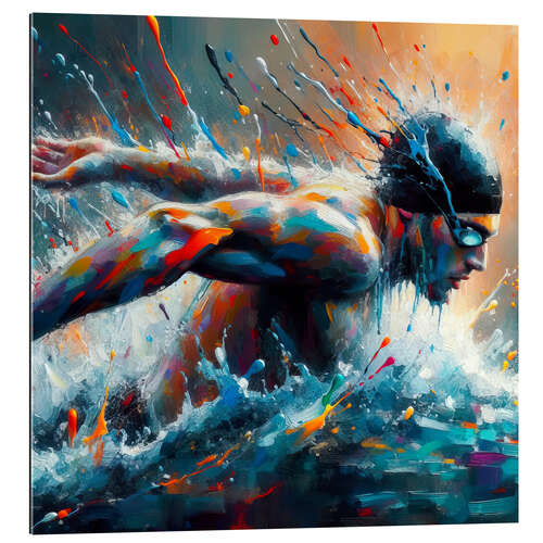 Gallery print Swimming athlete I