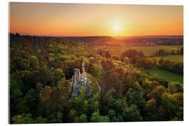 Akrylglastavla Klusfelsen in the Harz