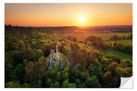 Vinilo para la pared Klusfelsen in the Harz