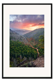 Gerahmter Kunstdruck Ilsenstein im Harz