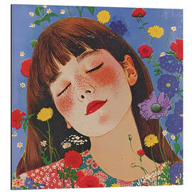 Magnettafel Harmonische Sommersprossen