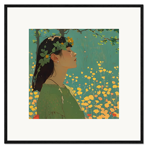 Framed art print Garden of Longing