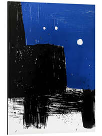 Magnettafel Wegweiser in der Nacht