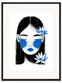 Gerahmter Kunstdruck Blütenzauber